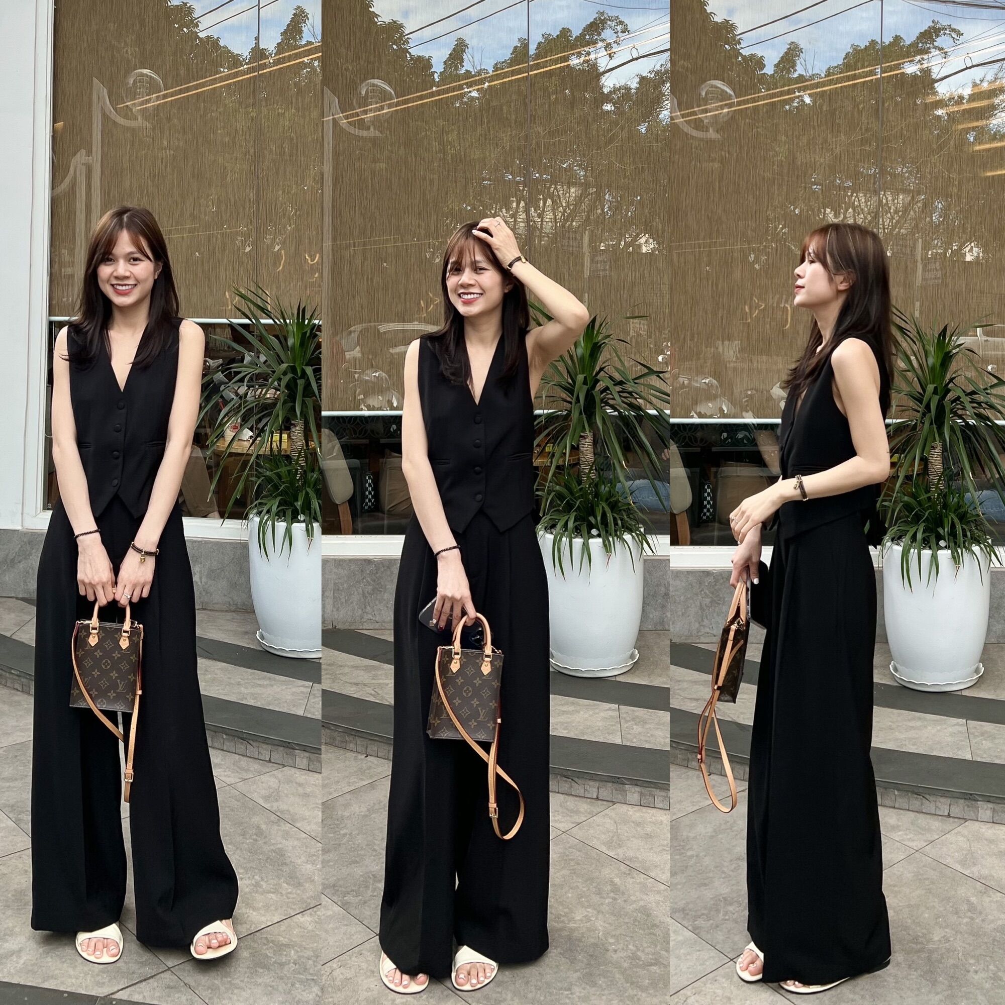 Ladies - Set Ghile và Quần Ống Rộng ( ảnh chính chủ )