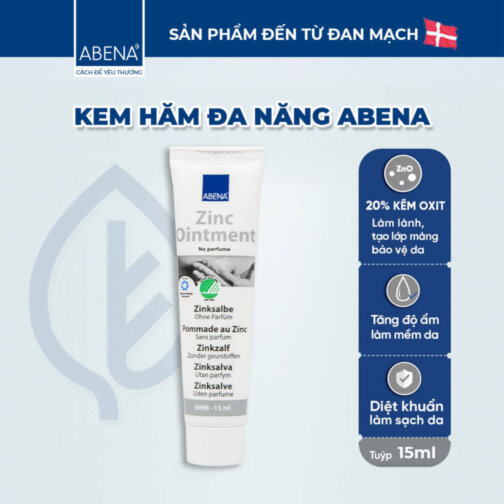 Kem hăm đa năng Abena Zinc Ointment 15ml