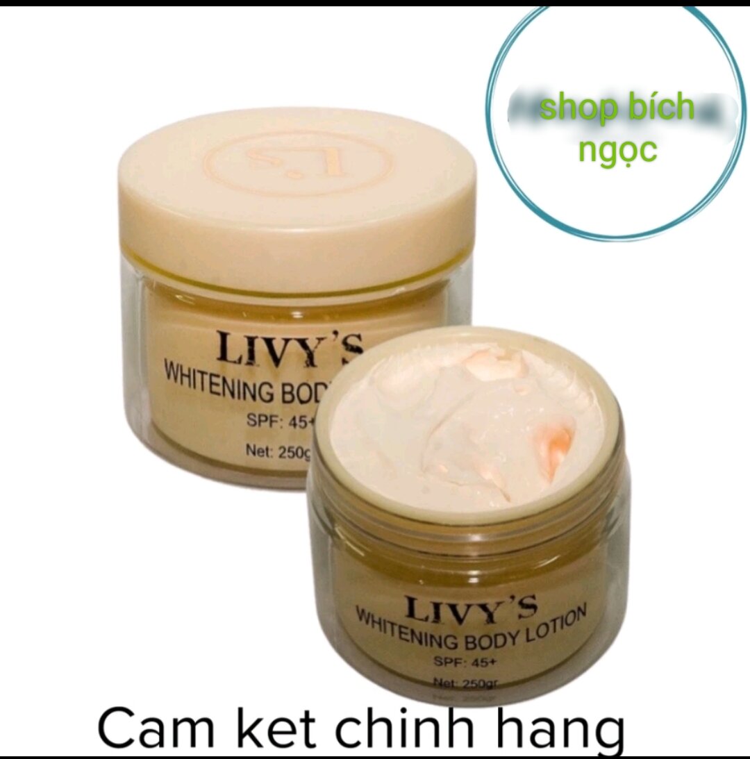 [Chính hãng] Kem Body Livy's Vàng 250 Gram Thái Lan