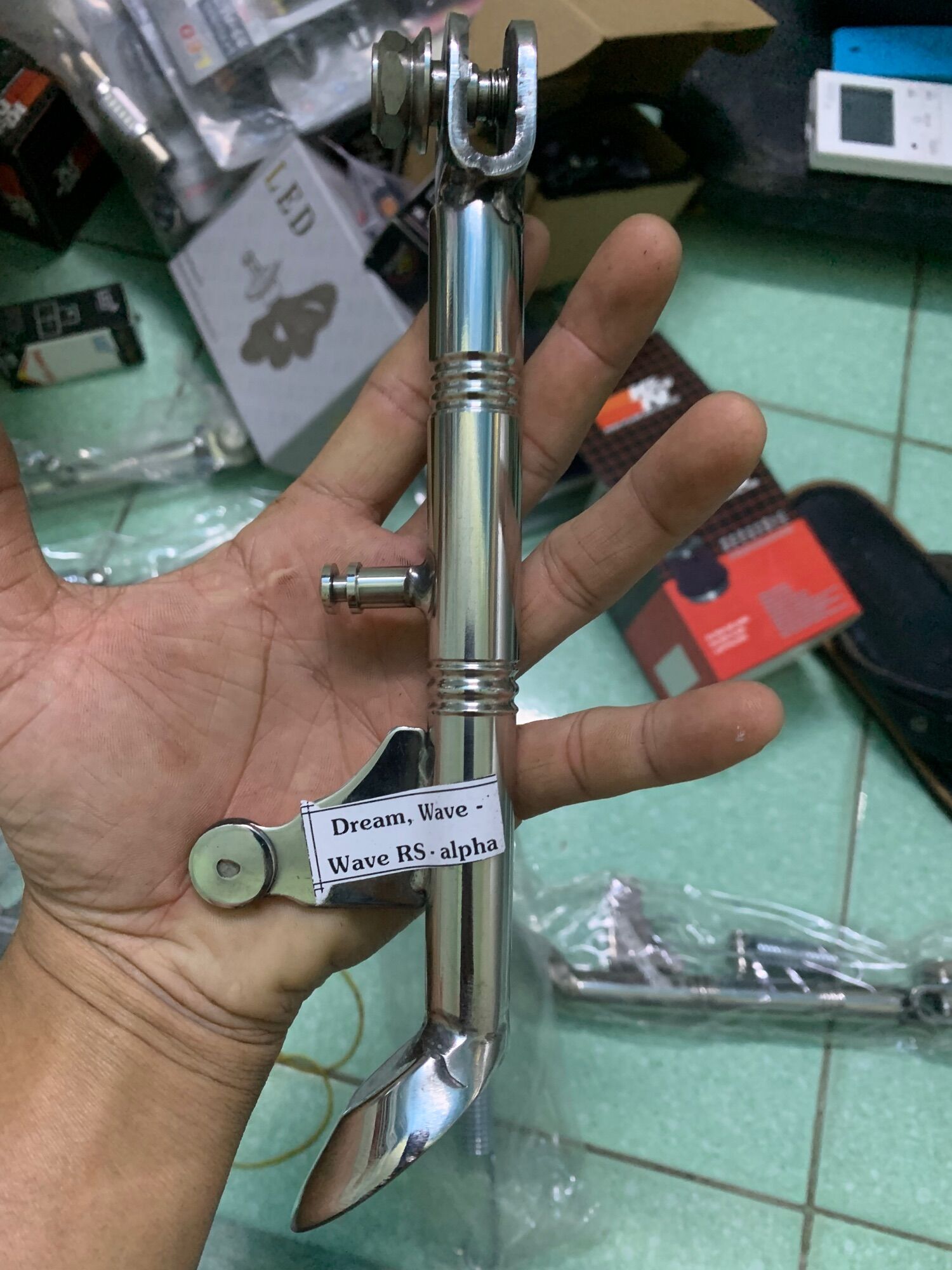 Chân chống nghiêng inox