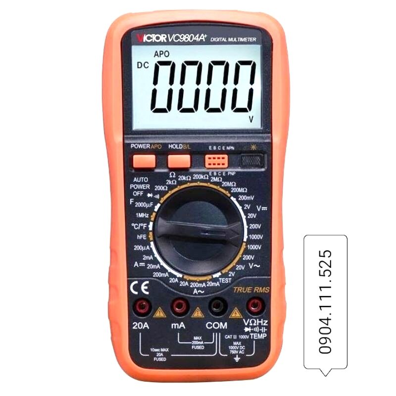 [Hcm]Victor Vc-9804A+ Multimeter