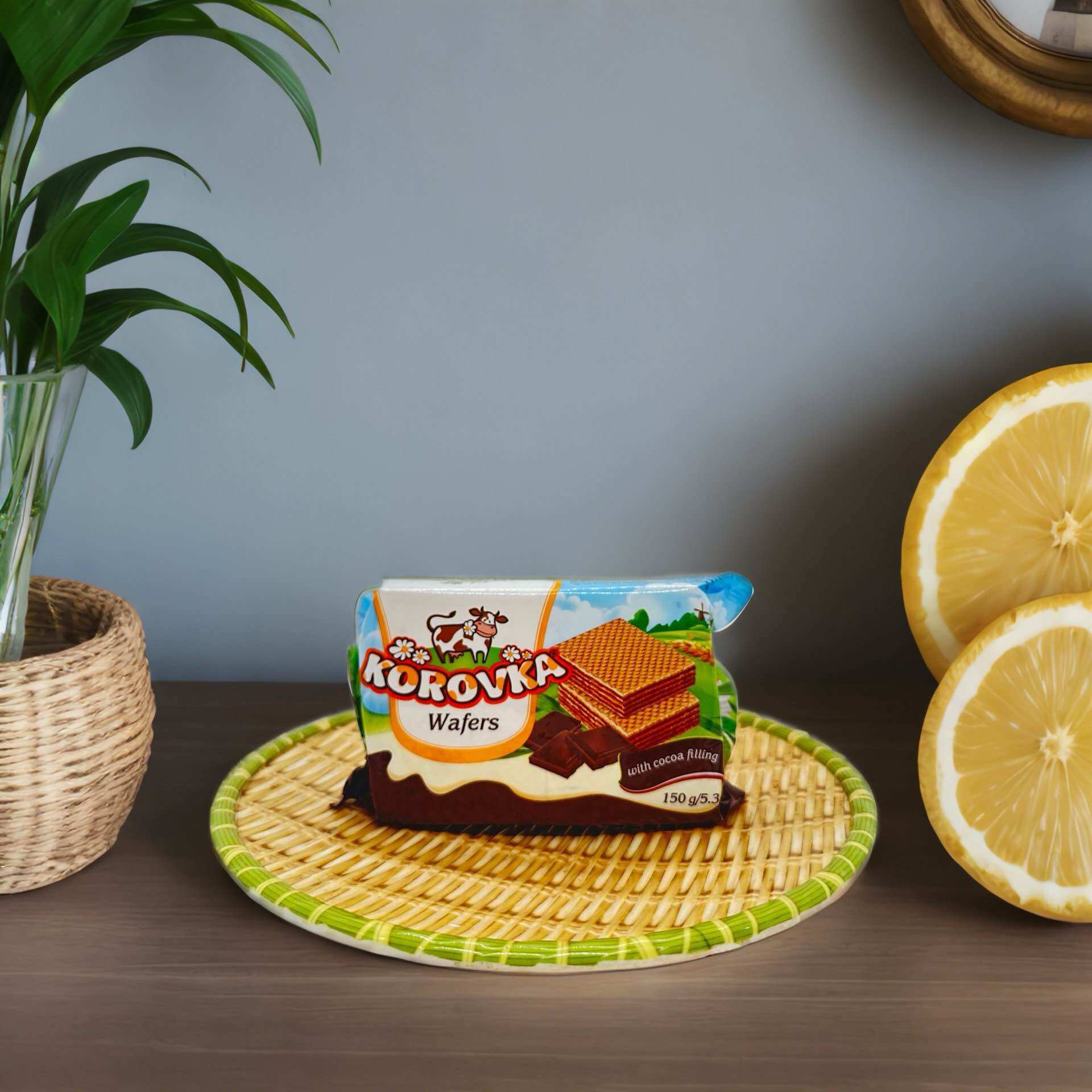 Bánh xốp Nga chú bò KOP 150g vị socola