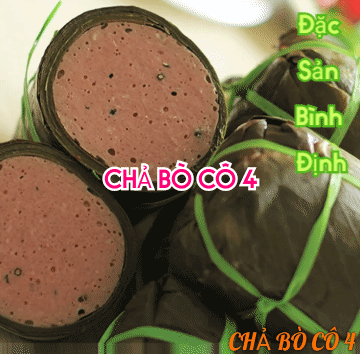 1 cây chả bò cô 3 đặc sản bình định