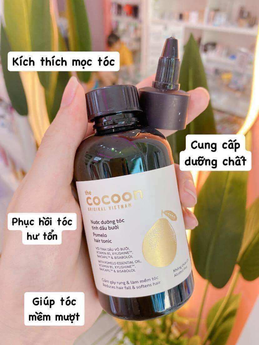 💦💦☘️☘️XỊT DƯỠNG TÓC BƯỞI COCOON (VIỆT NAM 140 ml)💦💦