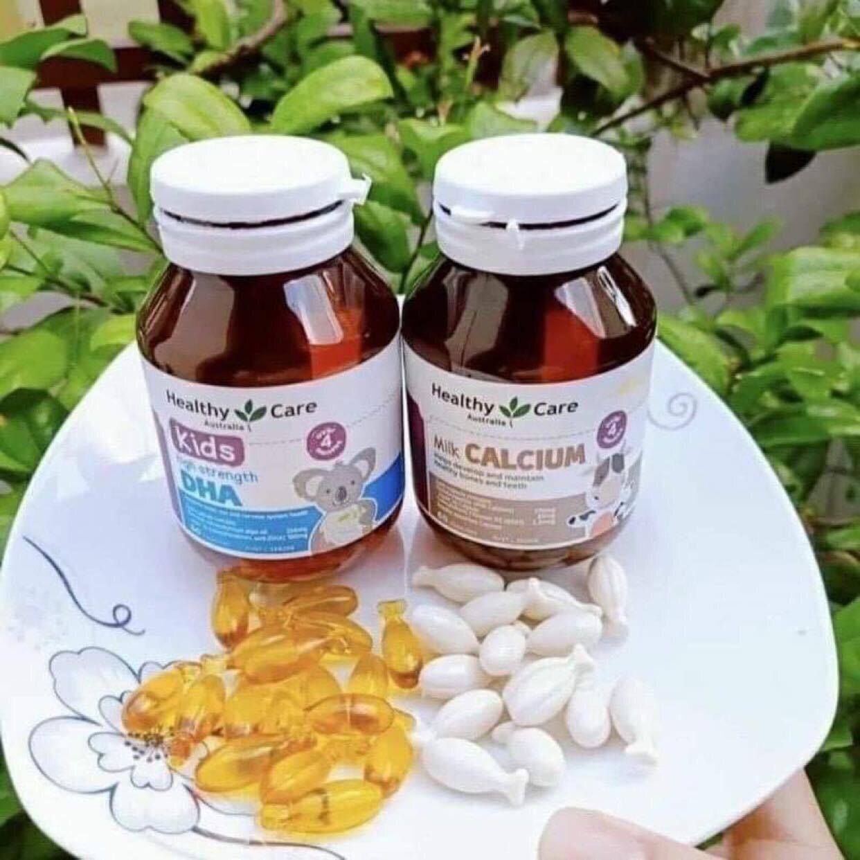 Bộ đôi canxi và dha nhà heathy care cho bé từ 4m+