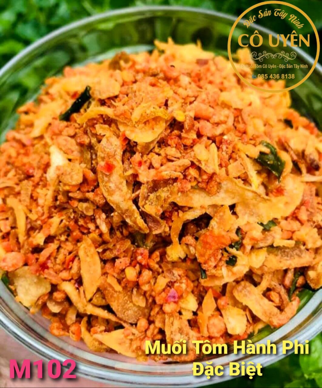 Muối tôm hành phi đặc biệt thơm cay, siêu ngon [0,5kg]