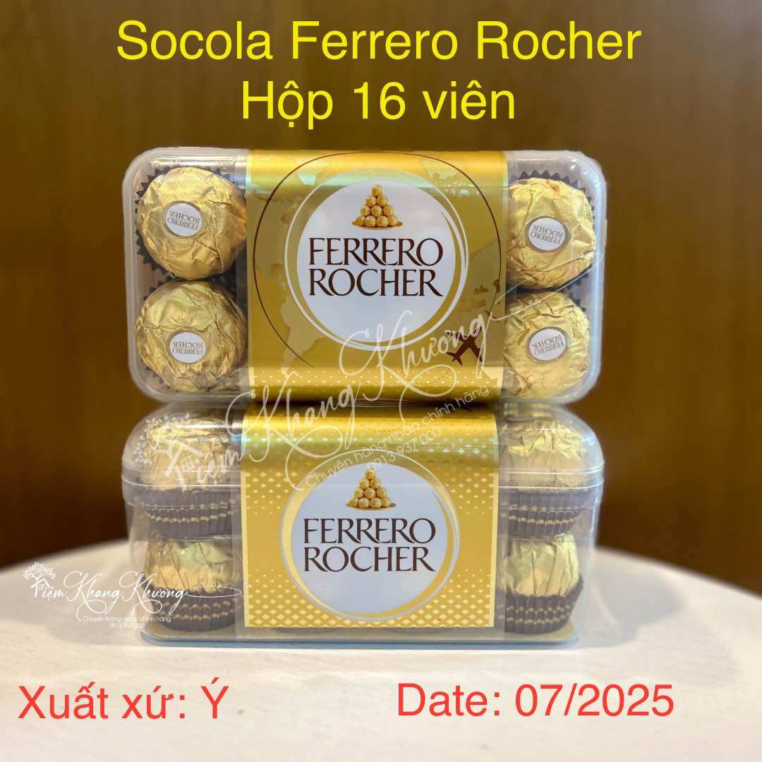 (DATE: 04-07/2026) KẸO SOCOLA FERRERO ROCHER - 16/24/30/48 Viên