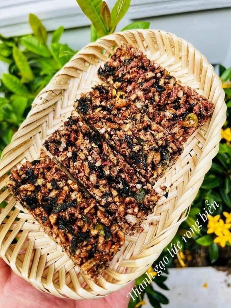 Thanh gạo lứt rong biển 500gr