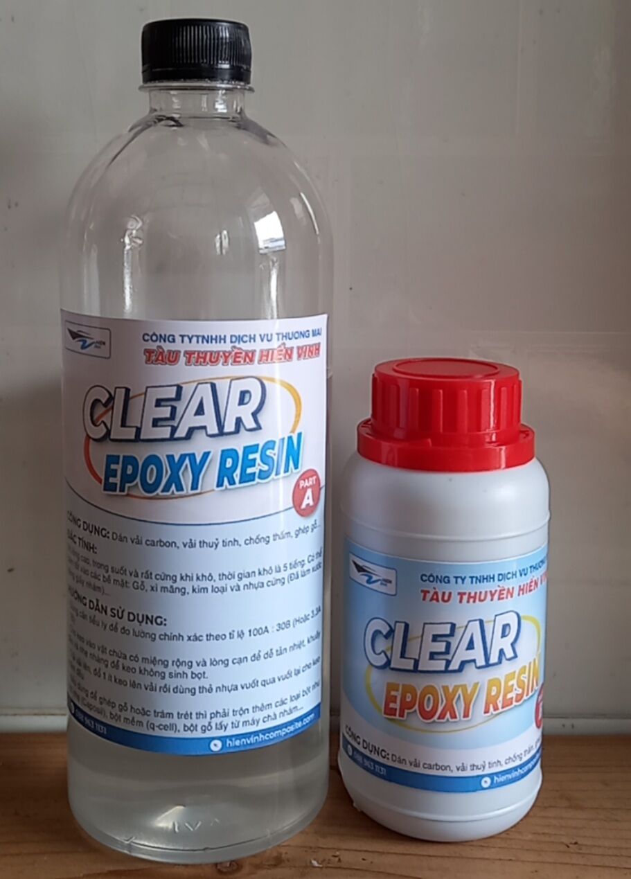 Epoxy chuyên dùng để bọc sợi carbon / sợi thủy tinh hiệu Swancor Đài Loan - 1 kg