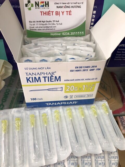 ❤️ kim tiêm sử dụng một lần tanaphar 20g đầu kim 20g tanaphar đầu kim tiêm tanaphar 20g