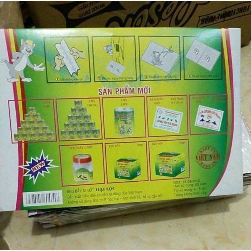 Combo 20,10 miếng keo dán chuột siêu dính đại Lộc