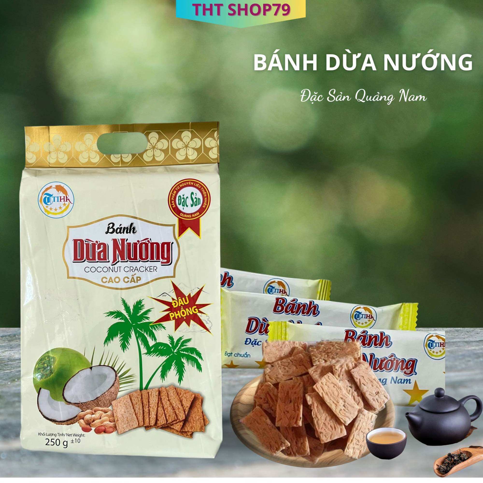 Bánh dừa nướng cao cấp -đặc sản quãng nam