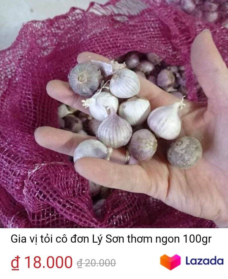 1kg Tỏi Cô đơn Lý Sơn thơm ngon