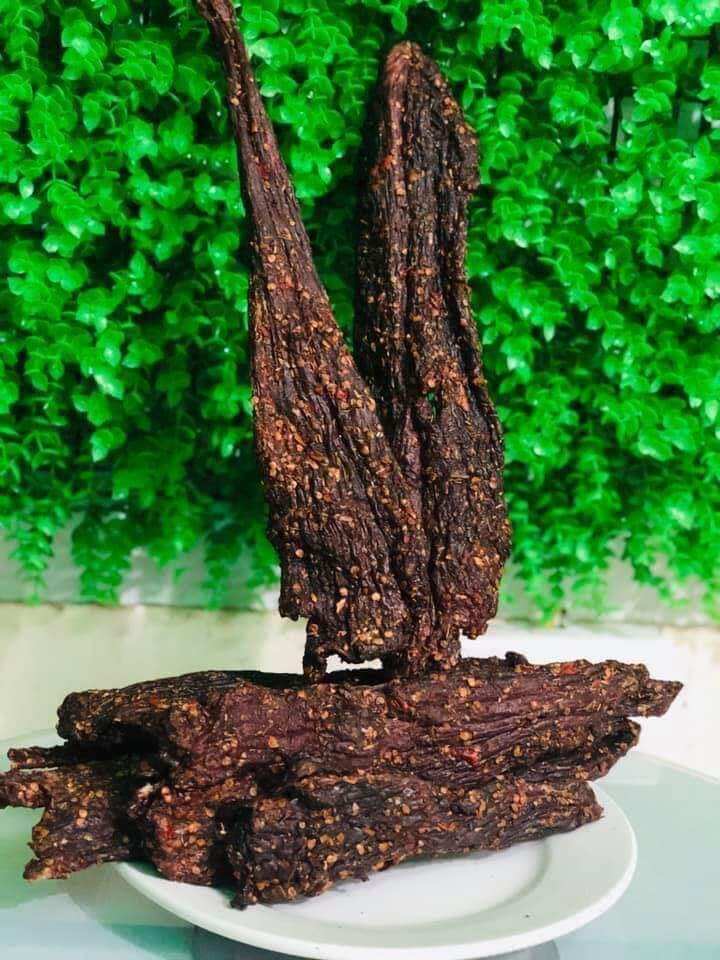 250g trâu khô - đặc sản thịt trâu khô hun khói