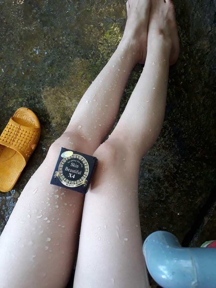 [ CHÍNH HÃNG 100%] XÀ PHÒNG TẮM TRẮNG VIP SKIN BEUTIFUL X4
