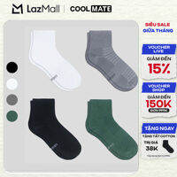 [CHỈ 15-17.11 TẶNG QUÀ ĐƠN TỪ 299K]Combo 4 đôi tất cổ trung Cotton thoáng khí - Coolmate