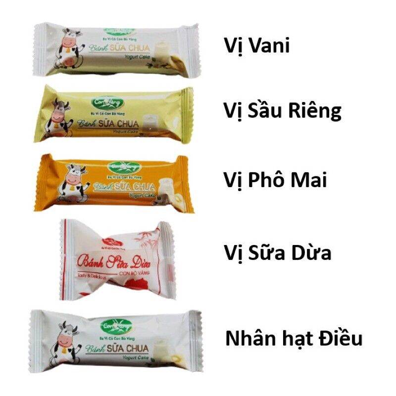 [Thùng 1kg: Mix 4 vị ] BÁNH SỮA CHUA GIÒN