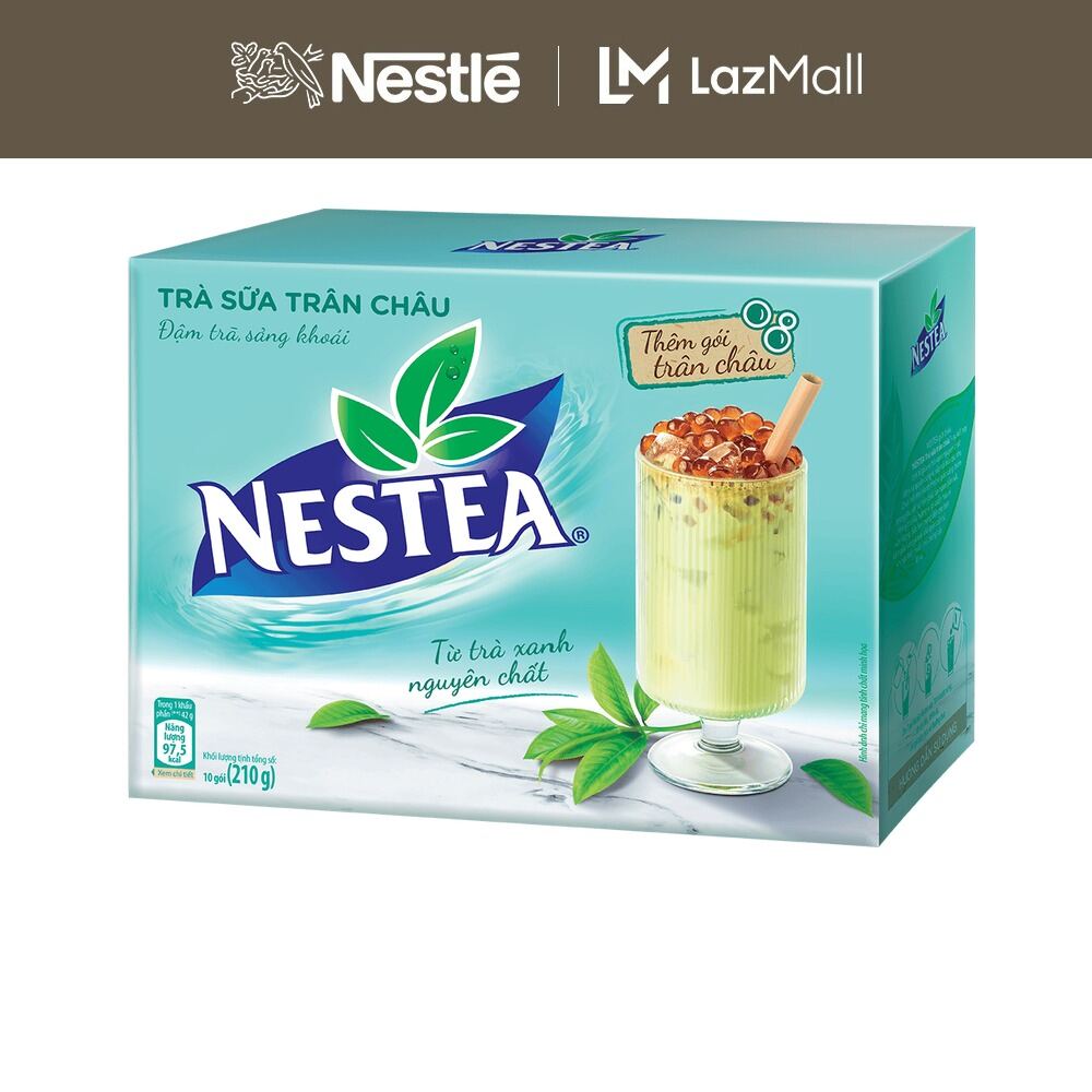 Trà sữa NESTEA trân châu (hộp 5 gói x 17g)