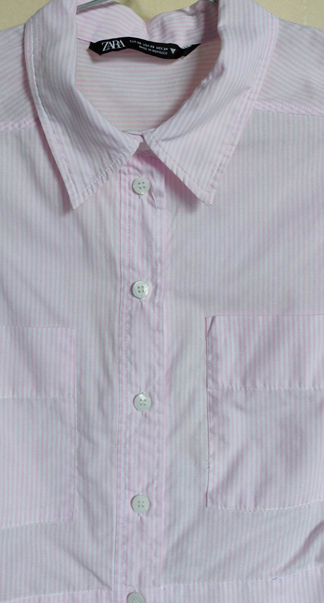 Áo Sơ mi Lửng Zara Auth sz XS, new 99%
