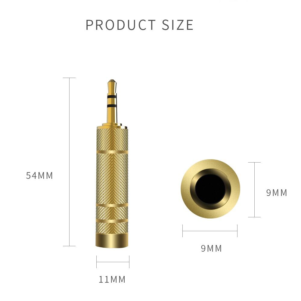 Jack 6.5 sang 3.5mm , đầu chuyển đổi jack 6.5 sang 3.5mm