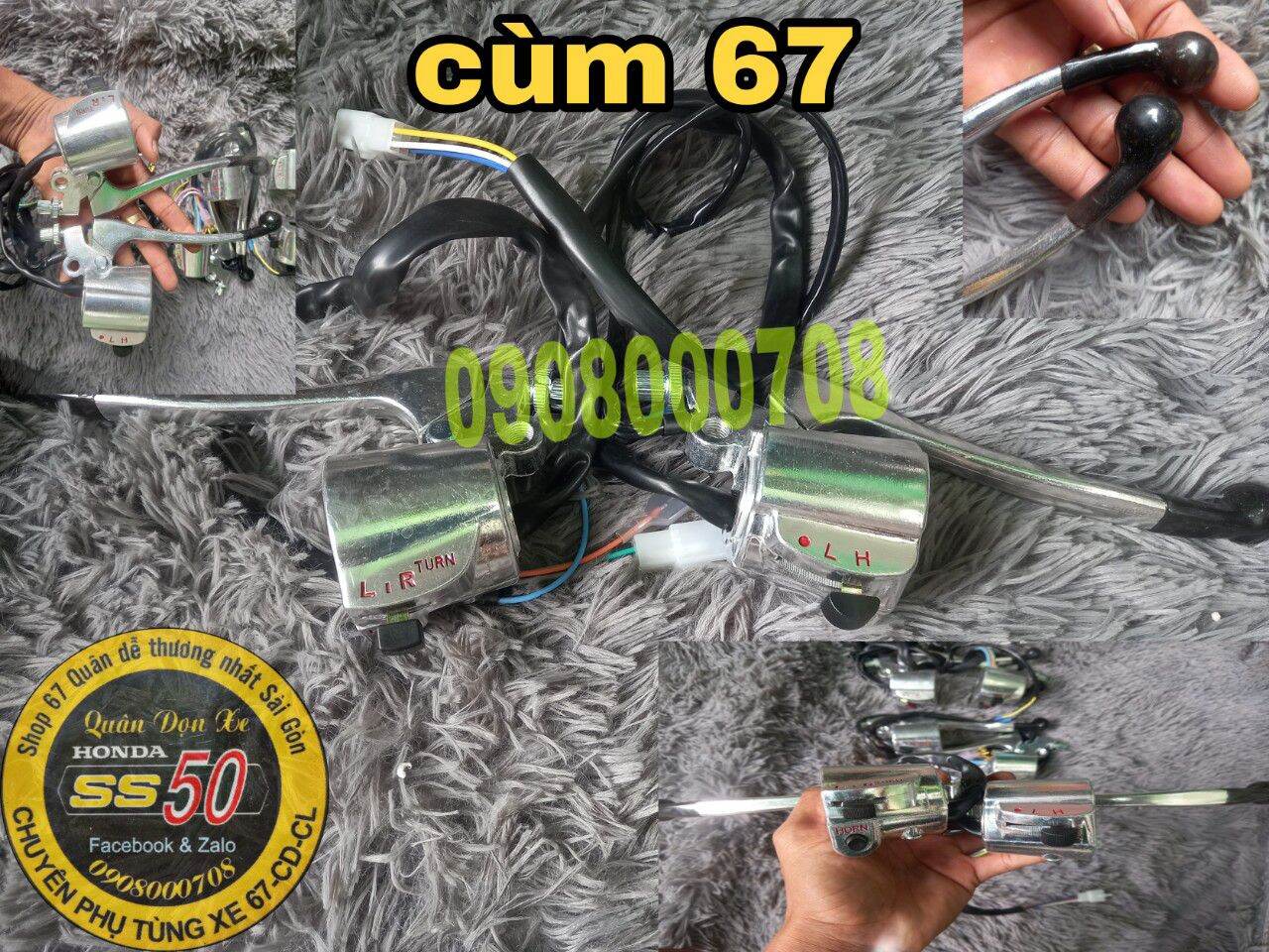 Bộ cùm y zin 67, hàng gia công. dành cho các dòng xe 67 - 68 - cd - cl