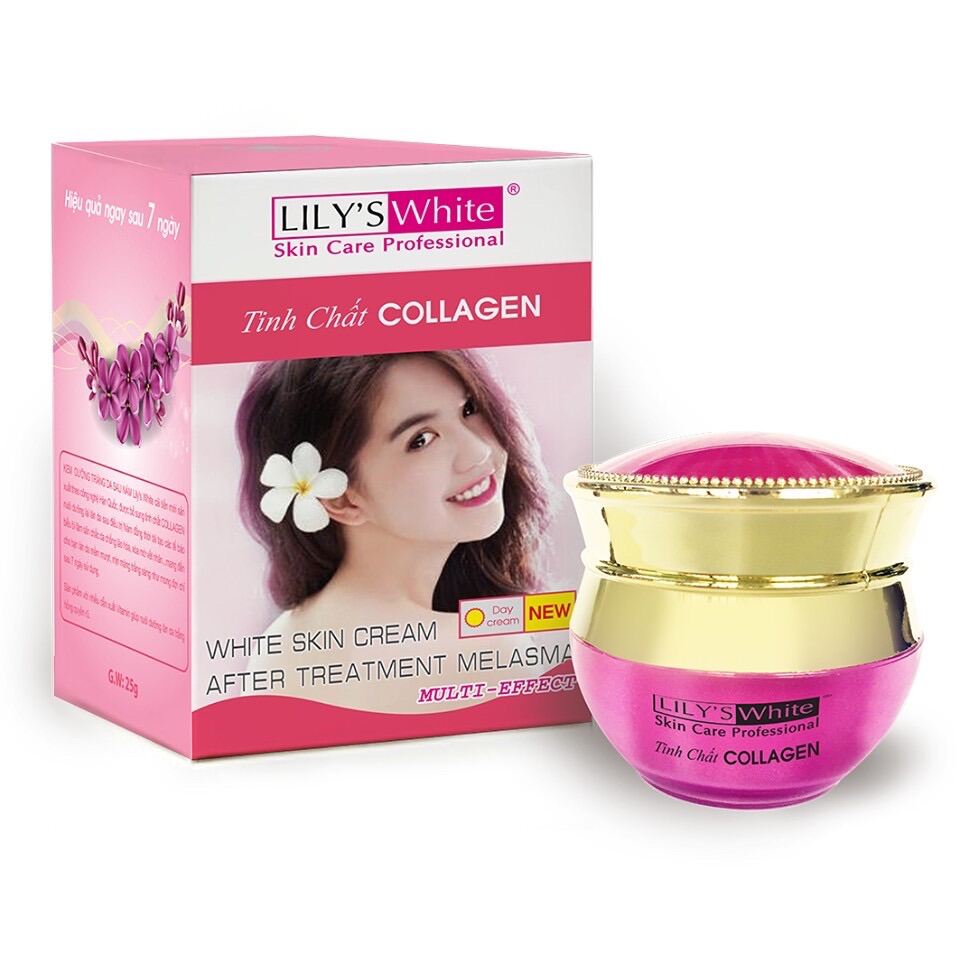 [Hcm]Kem Sạch Nám Lilys White Collagen 25Gr