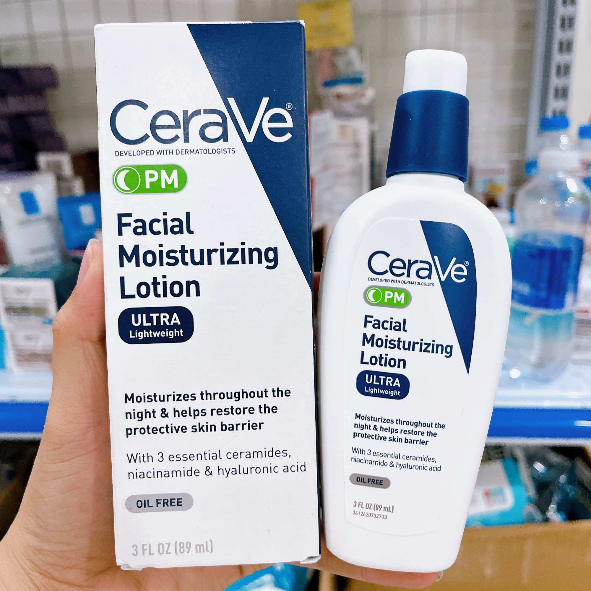 [HCM]Sữa dưỡng ẩm ban đêm Cerave Facial Moisturizing Lotion 89ml