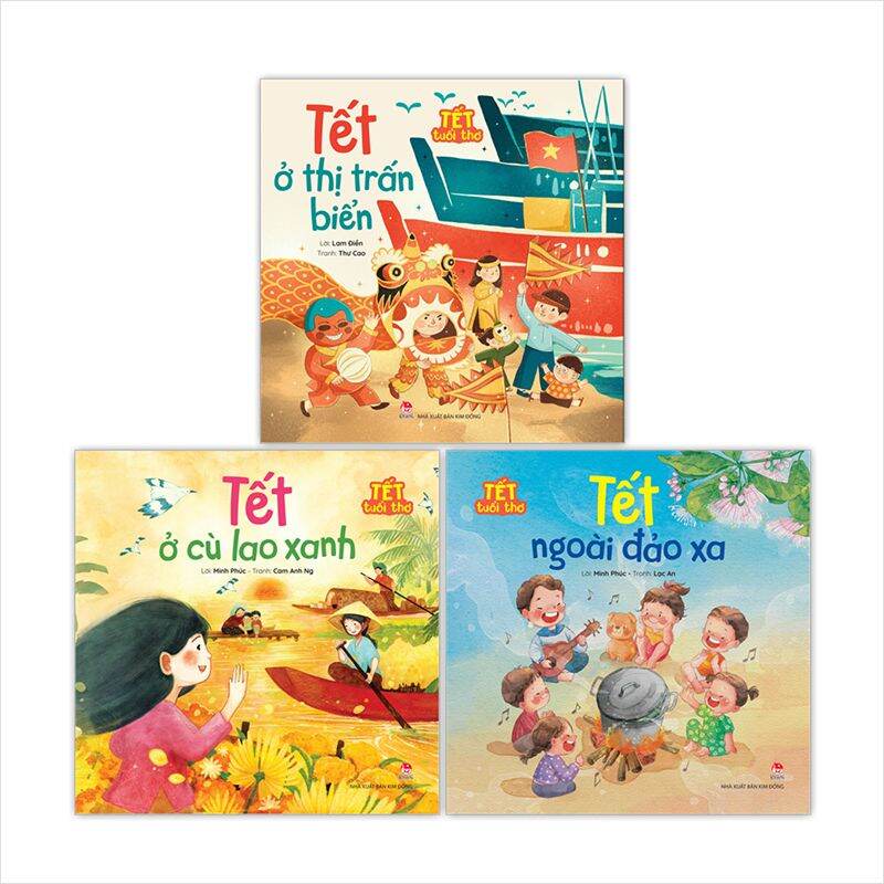 Bộ sách - Tết tuổi thơ combo 3 cuốn