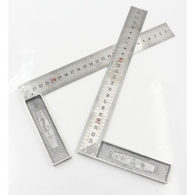Thước Ke Vuông Inox 30cm Chuông