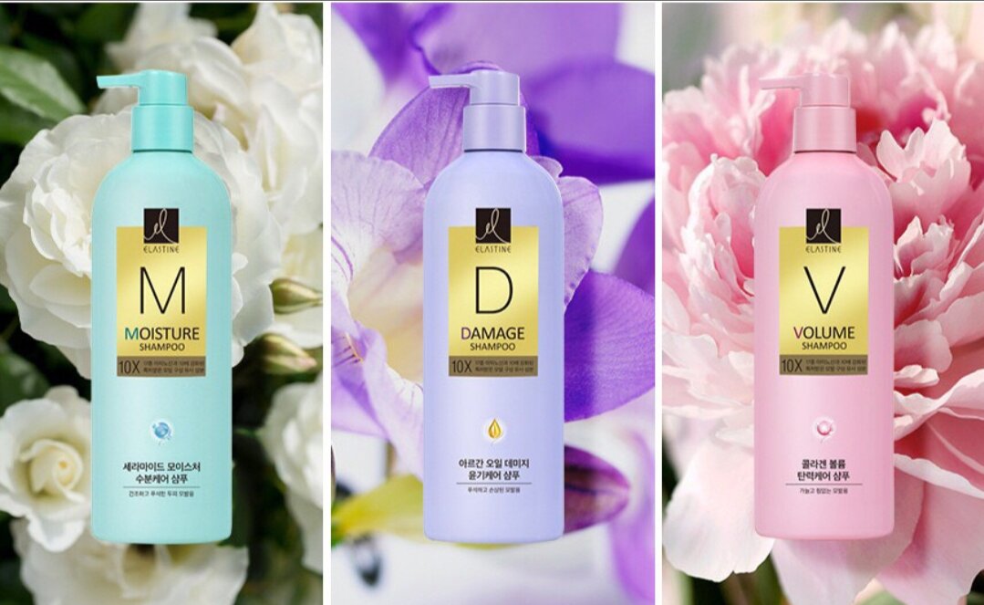 Compo dầu gội xả Elastin hàn quốc