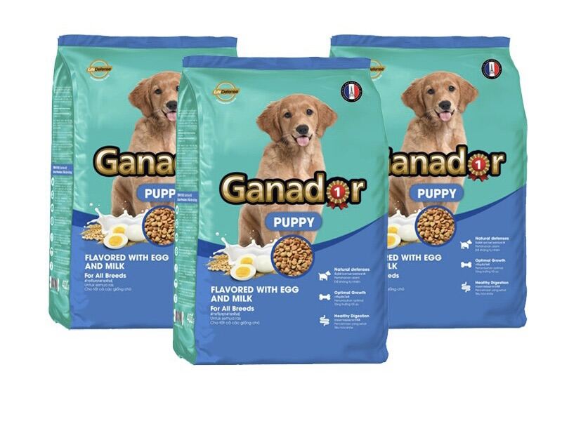 Thức ăn cho chó con Ganador 3kg trứng và sữa Puppy Roasted Flavor Eggs and
