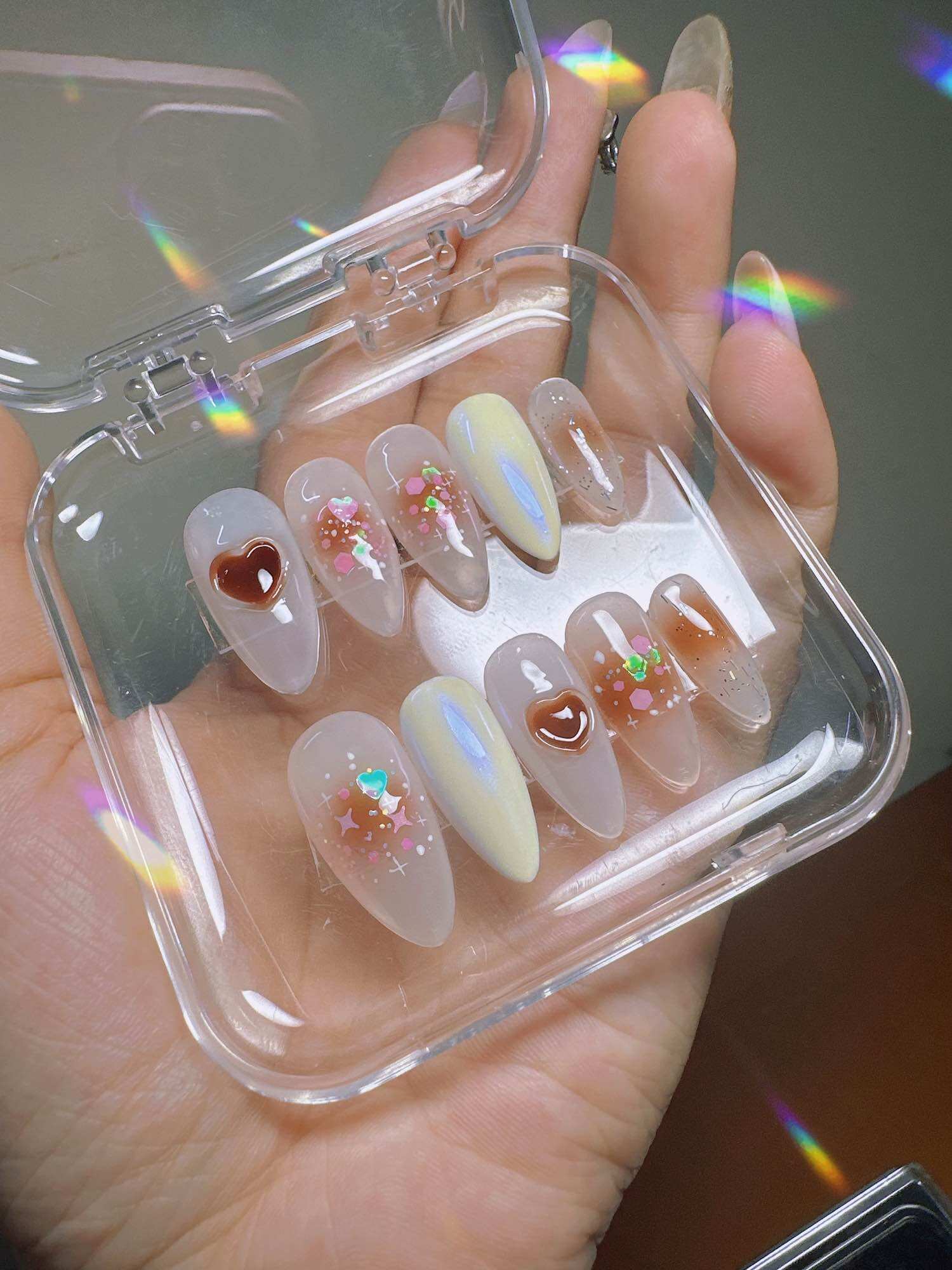 Nailbox thiết kế chất lượng kèm Keo