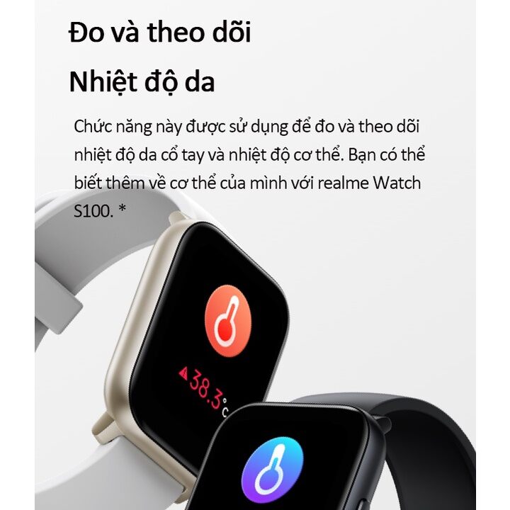 ĐỒNG HỒ THÔNG MINH REALME S100 ĐEN