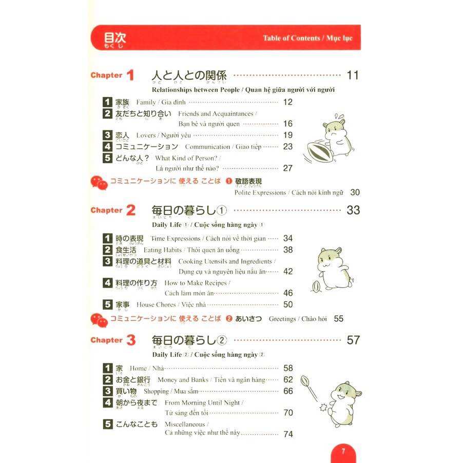 Sách Hajimete No Nihongo Tango N3 2000