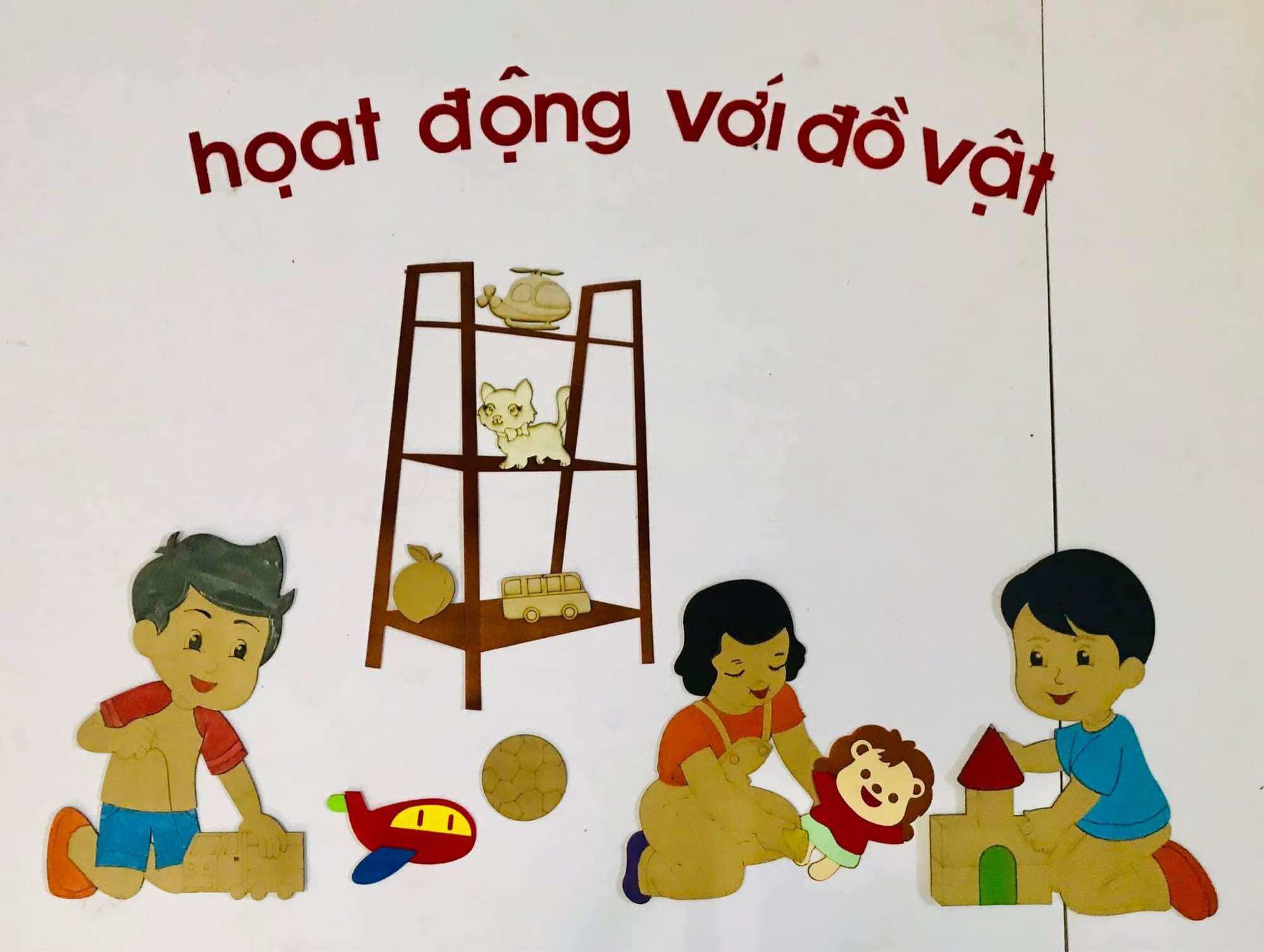 Góc Steam- Góc bé hoạt động với đồ vật