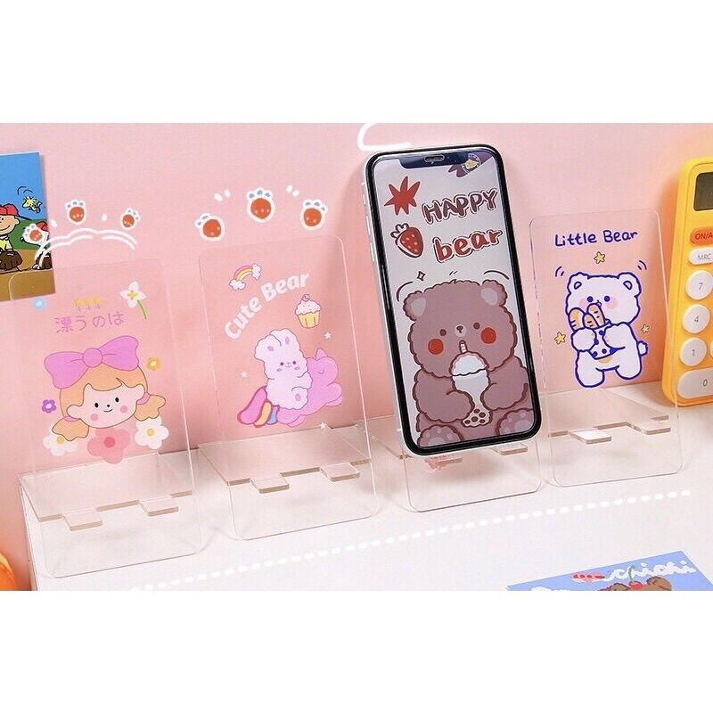 Giá đỡ điện thoại cute gấu thỏ