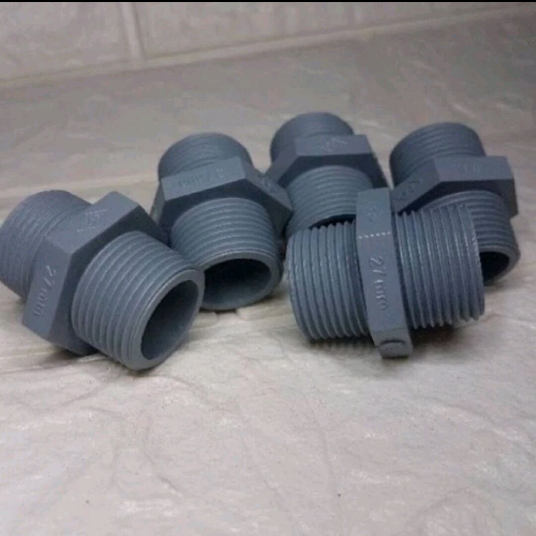 Nối nhựa Pvc 2 đầu răng ngoài 21