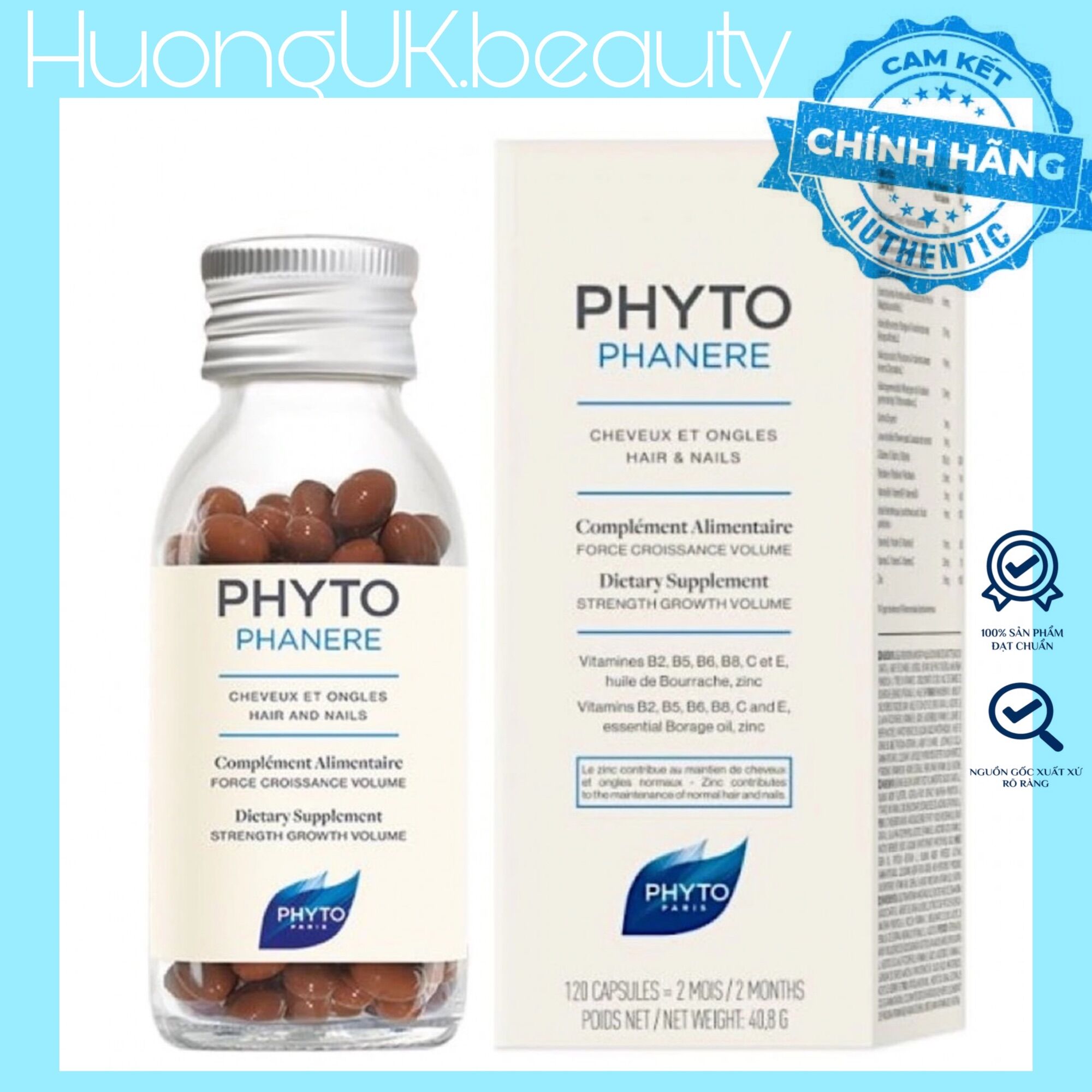 kẹo biotin mọc tóc Phyto Pháp