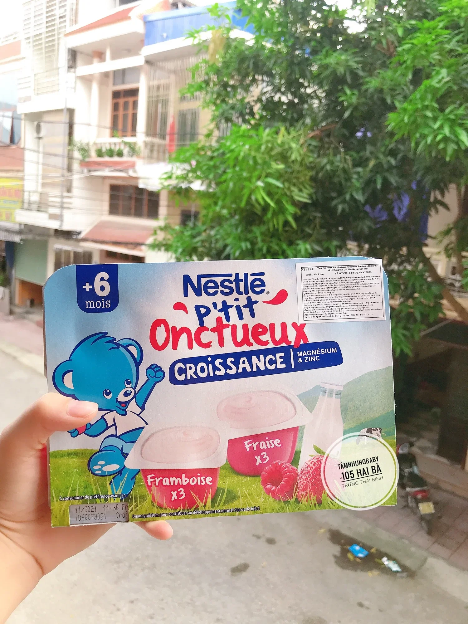 Sữa chua Nestle Pháp cho bé vỉ 6 hộp 60g
