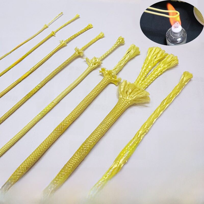 Dây Thừng Kevlar Aramid Dệt Cách Điện Chịu Nhiệt Độ Cao Dây Thừng Kéo Chữa Cháy Dây Thừng Thoát Hiểm Chống Cháy