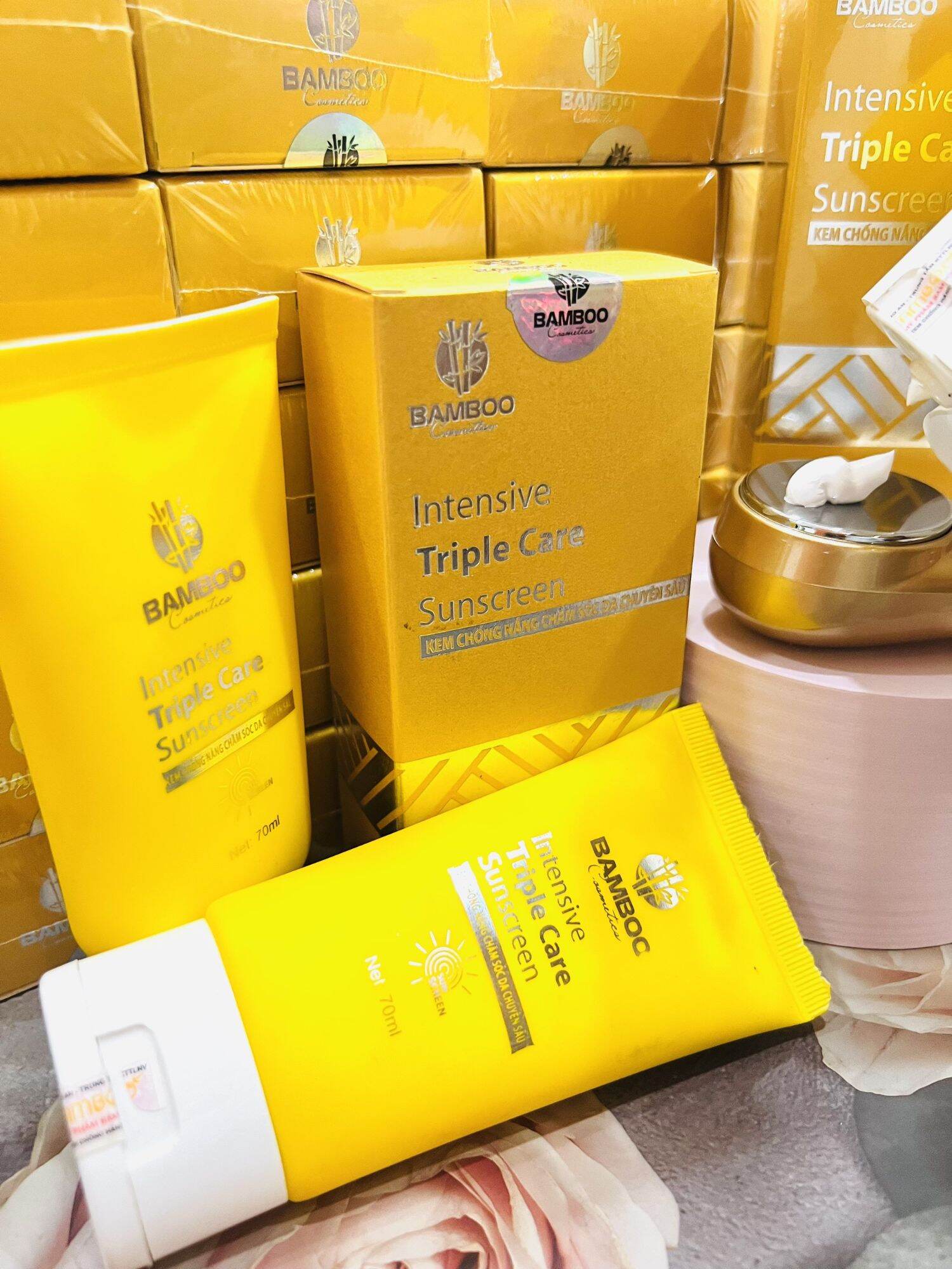 SỈ 5 CHAI KEM CHỐNG NẮNG BAMBOO