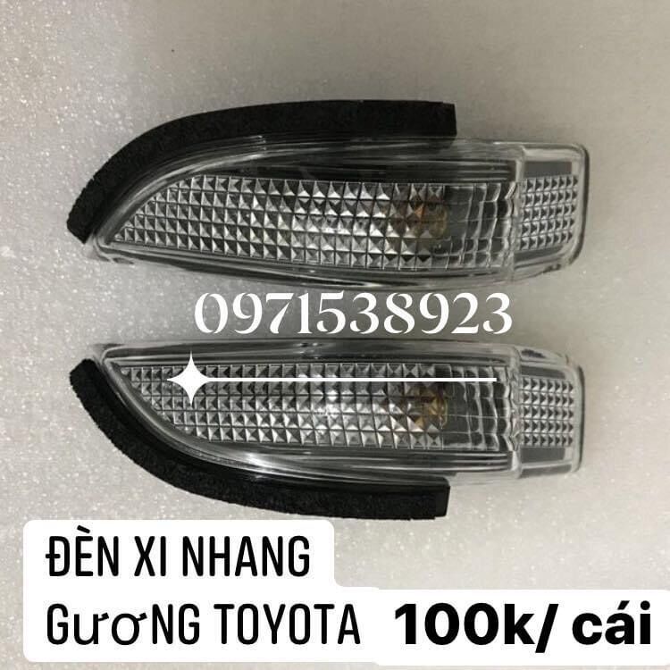 Đèn Xi Nhan Gương Trái, Phải sử dụng trên các dòng xe Toyota Vios, corolla altis, camry, yaris 2007-2021