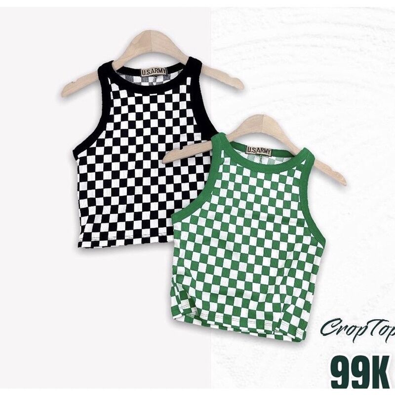 ÁO CROPTOP BA LỖ VẢI XỊN (ẢNH THẬT Ở CUỐI) B7