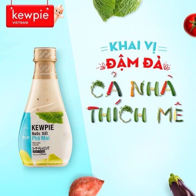 NƯỚC XỐT PHÔ MAI KEWPIE 210ml