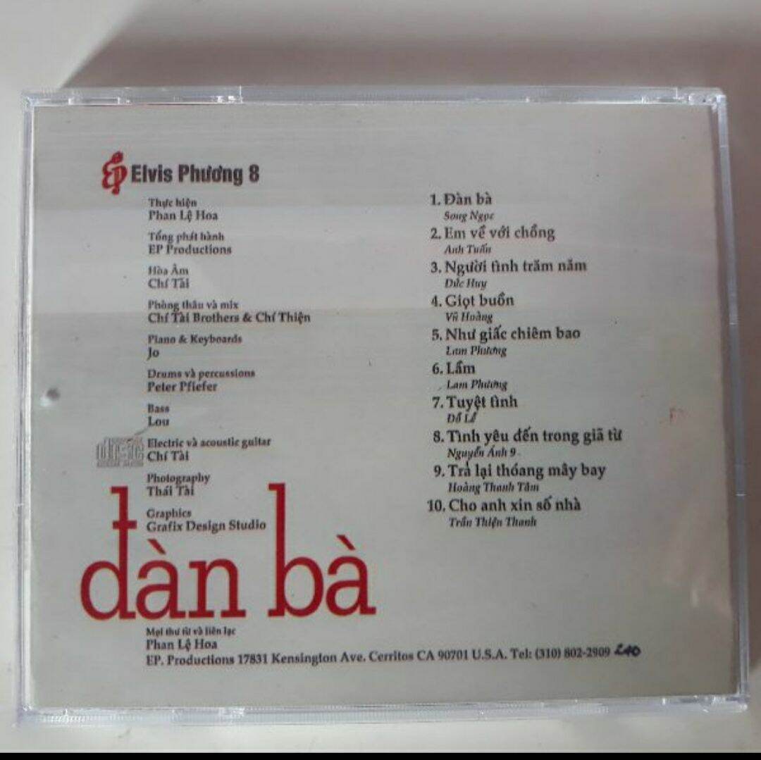 Bộ 5 cd Elvis Phương phono