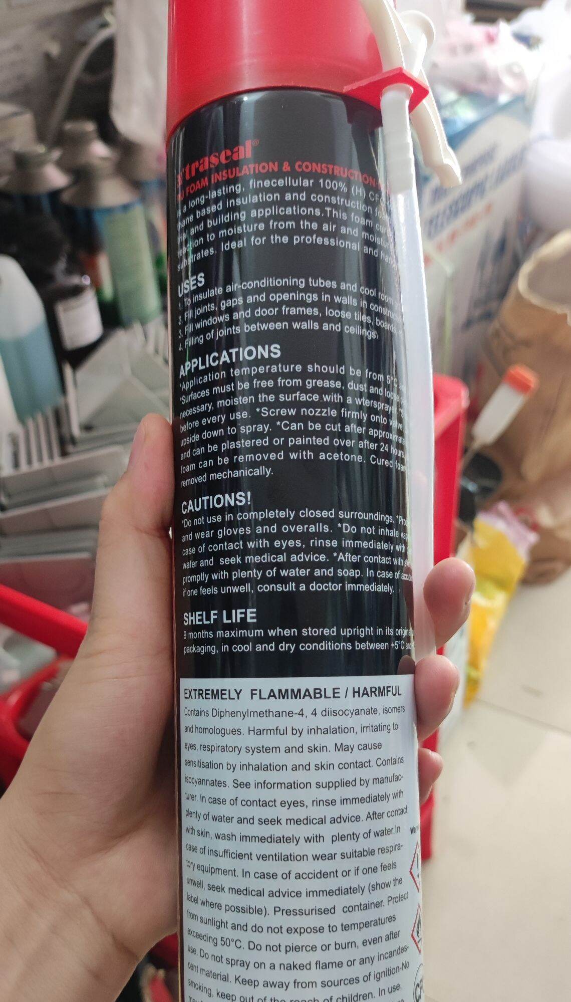 [HCM]bọt nở PU FOAM bọt nở cách âm cách nhiệt