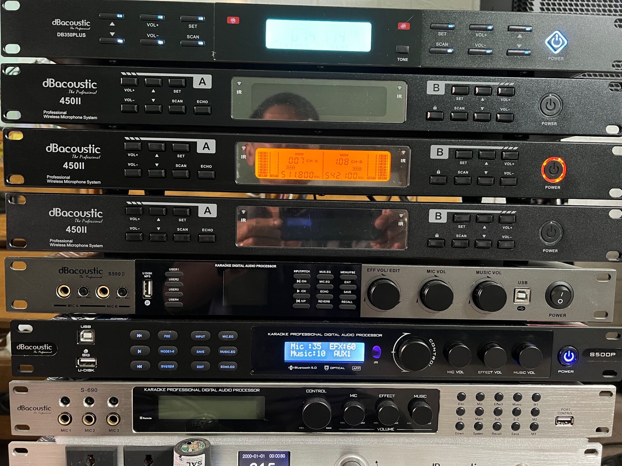 micro karaoke dbacoustic 450 II