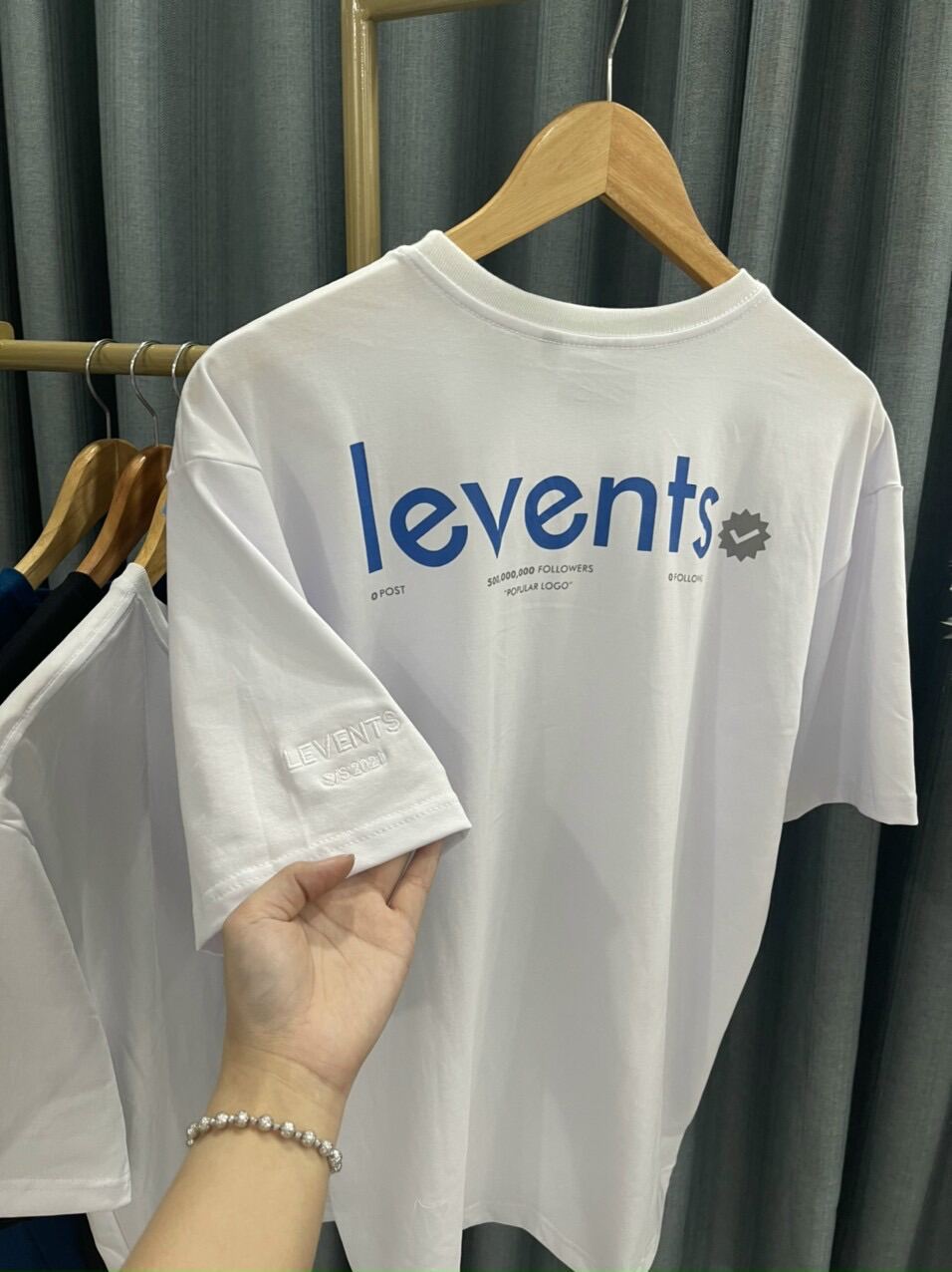 FULL TAG HÃNG Áo thun Tee LEVENT Popular LOGO Nam Nữ Unisex 4 Màu - KÈM ẢNH THẬT SHOP DIONS