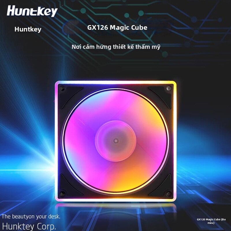 HUNTKEY | LED Quiet Computer Case Fan 12cm Giá 322,000 Đồng*Miễn phí vận chuyển