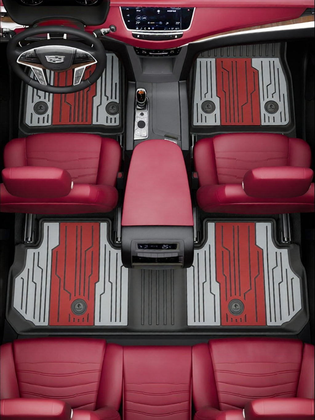 HELLOLEIBOO | Dual Layer Car Trunk Mat TPE Giá 4,524,000 Đồng*Miễn phí vận chuyển